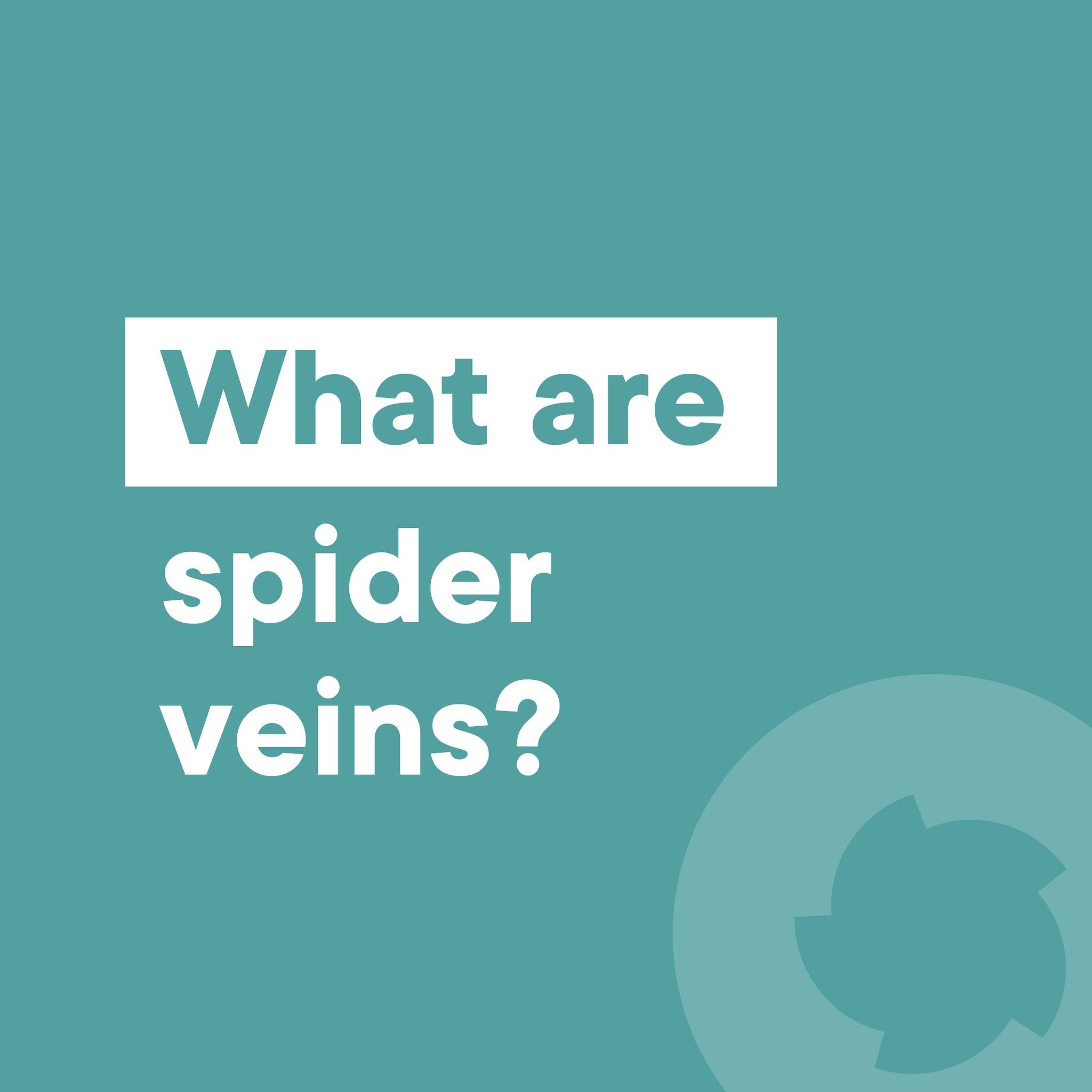 Spider veins are common in pregnancy. Here are three reasons they can appear:

1. Your body produces more blood to support the growing baby, putting extra pressure on your veins.
2. Pregnancy hormones can weaken vein valves and relax blood vessel wal