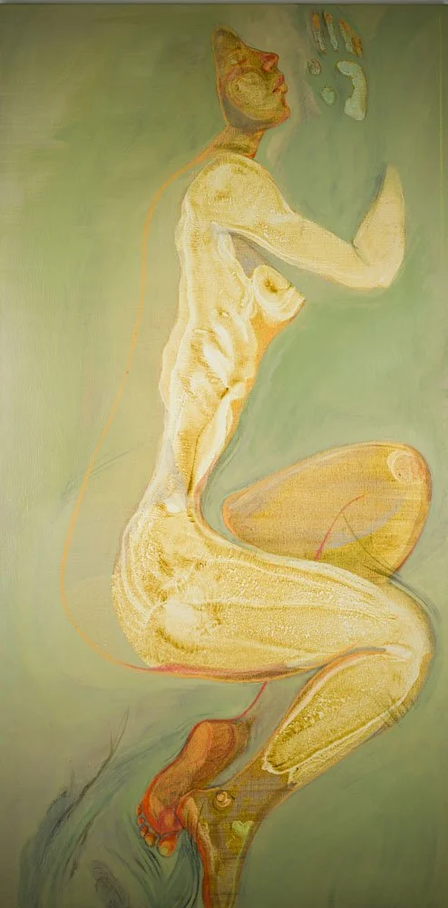 "The Shelter of a Hare"
Mixed Media / Acrylic and oil on canvas
70x140 cm
2024