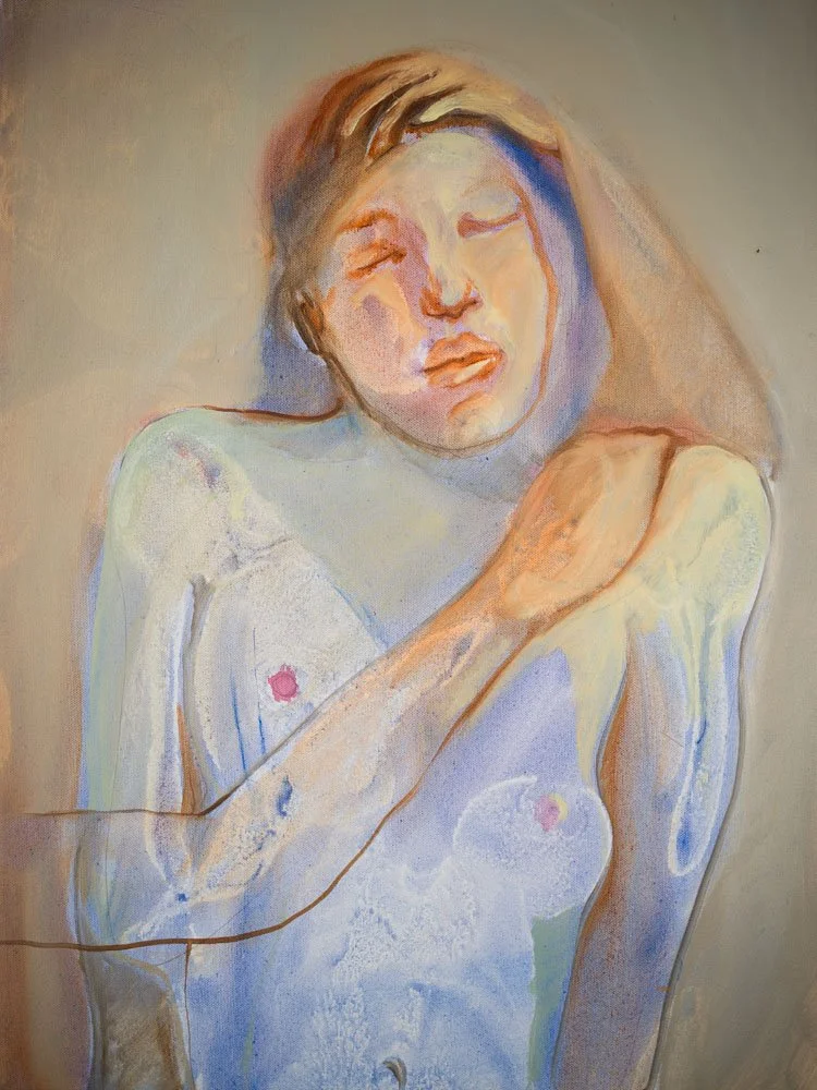 "Embrace"
Mixed Media / Acrylic and oil on canvas
50x67 cm
2024