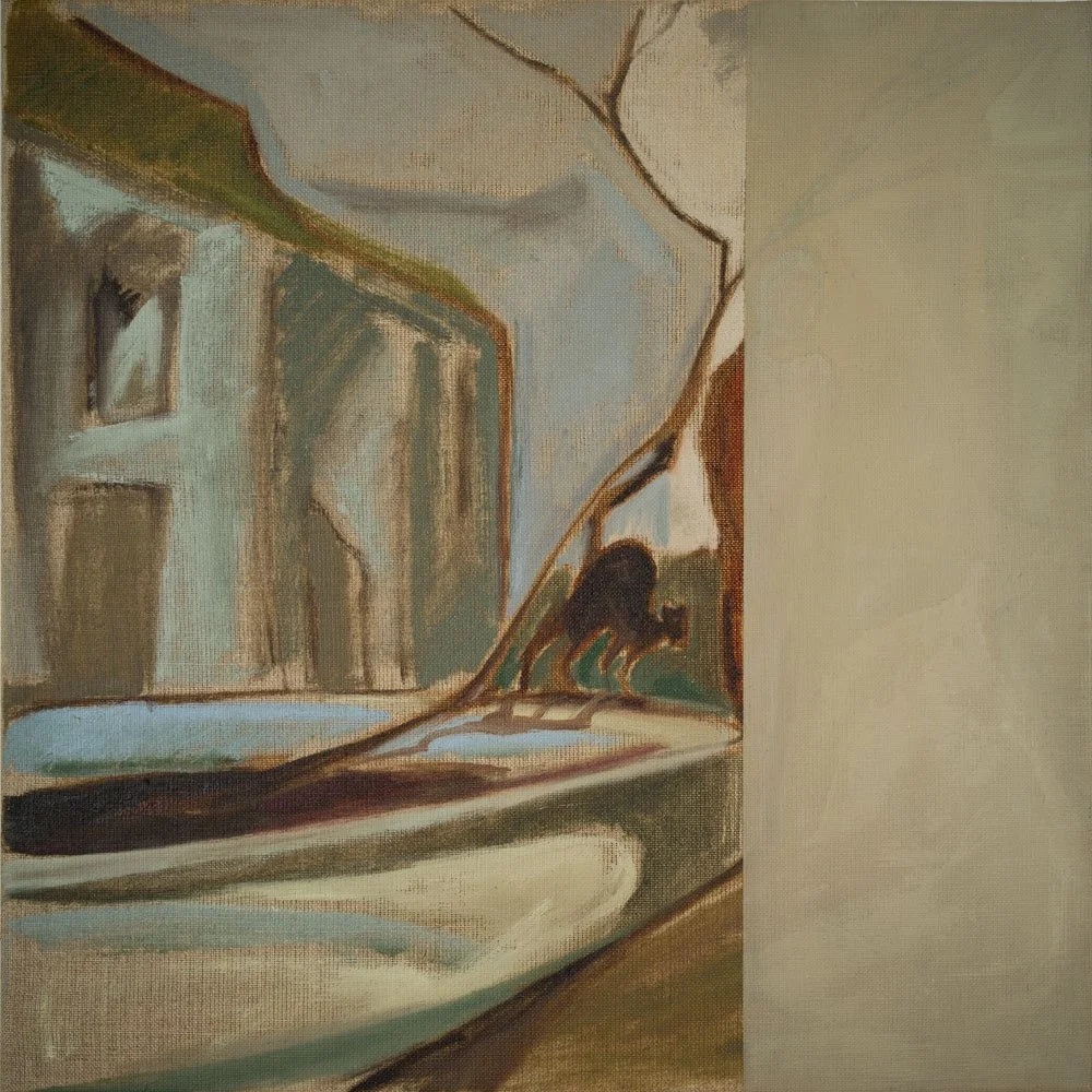 "Street view from Tunis"
Oil on linen
40x40 cm
2023