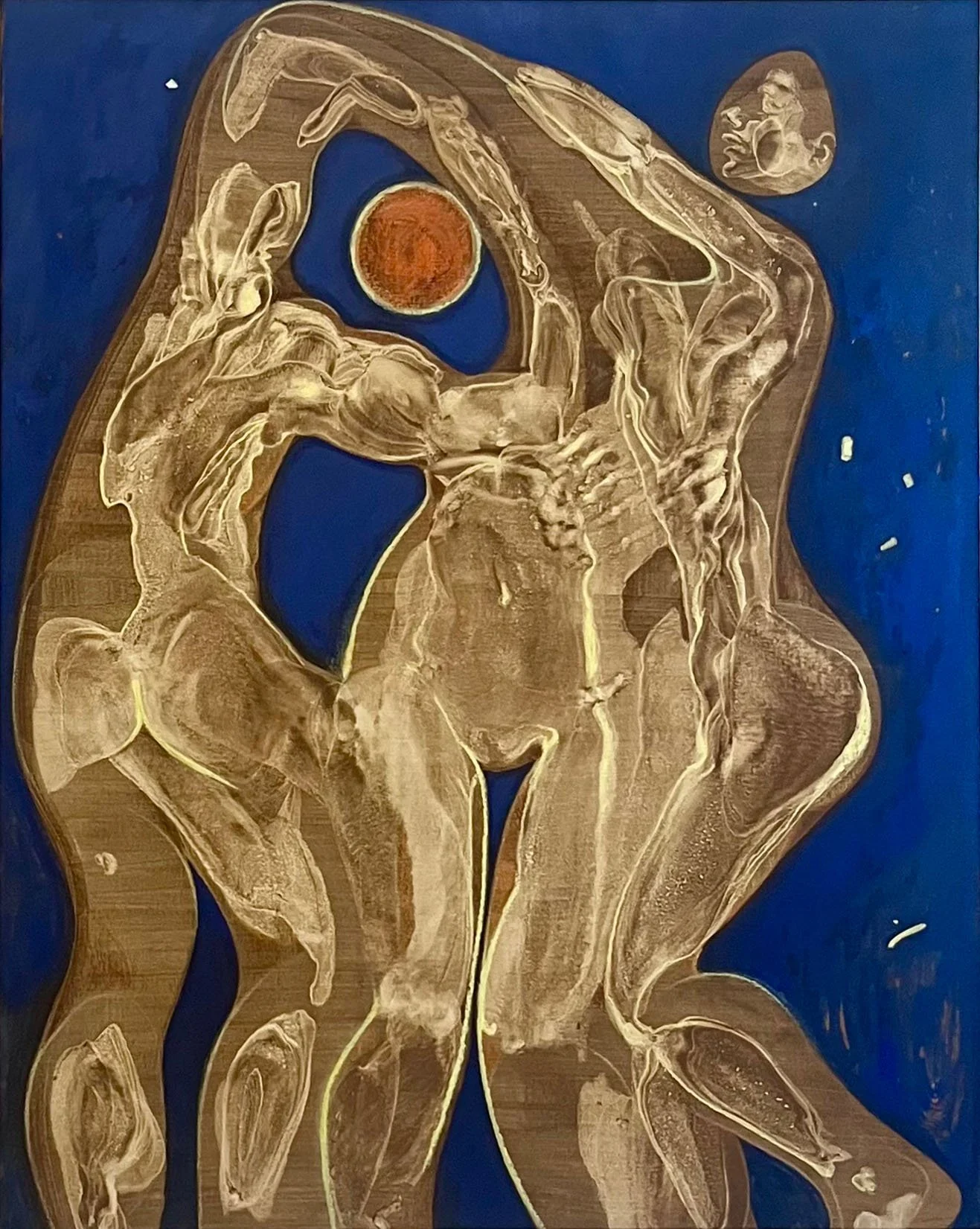 "Loosing You II"
Mixed Media / Acrylic, pigments, oil on canvas
2025