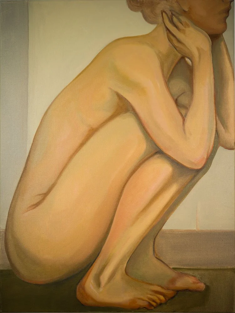 "Fitting in I "
Oil on linen
60x80 cm
2024