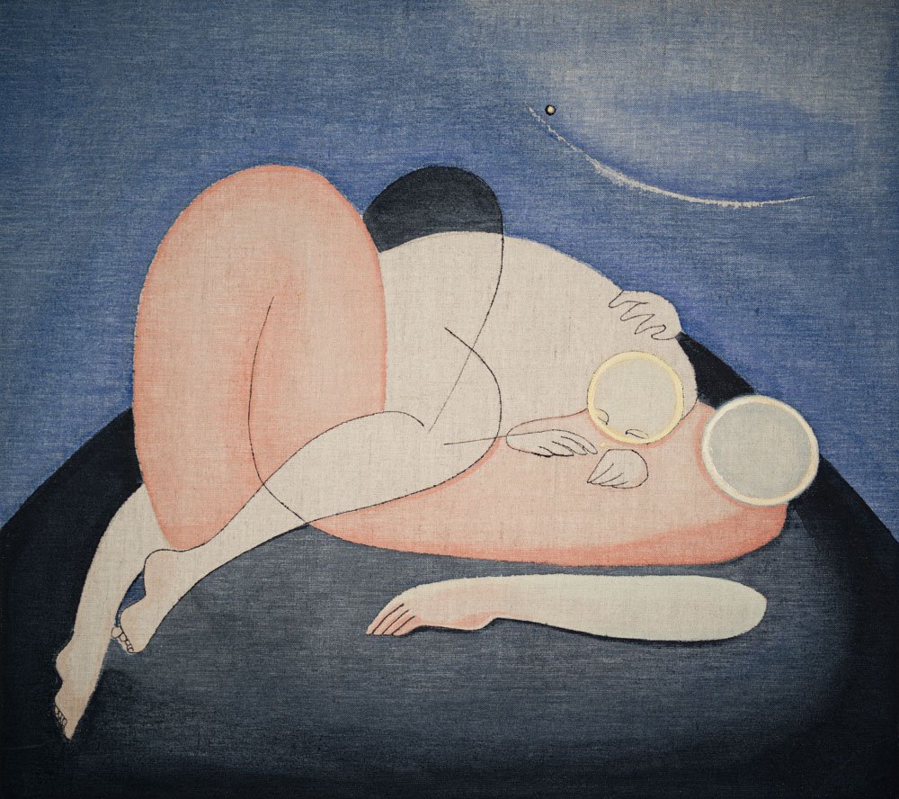 "The Land of a safe Chest to rest on II"
Acrylic on canvas
53x59 cm
2025