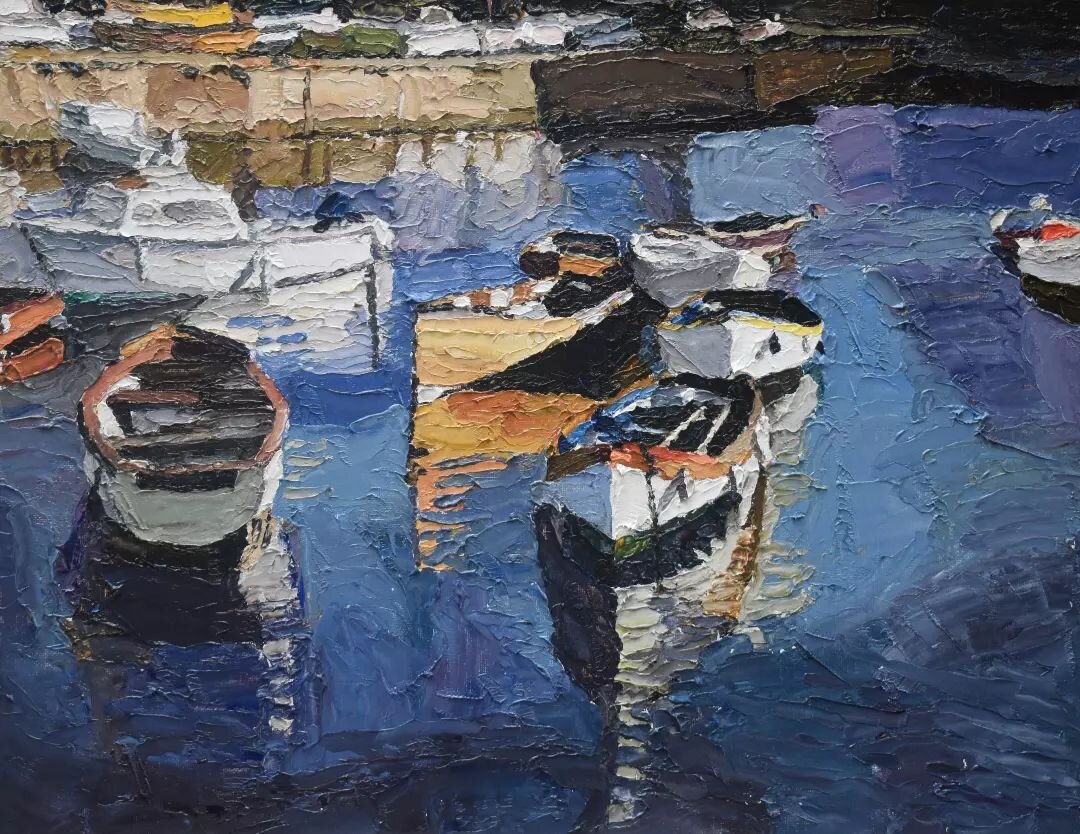 Reflections, Bulloch Harbour
.
..
.
#artistsoninstagram #artwork #dublinpainter #oilpainting #oiloncanvas #art #artist #impasto #impastopainting #irishnature #painter #newpiece #newpainting #irishartist #dalkey #dublin #irishsea #boatsofinstagram #ha