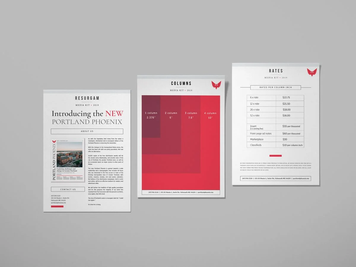 PORTLAND PHOENIX : MEDIA KIT DESIGN
