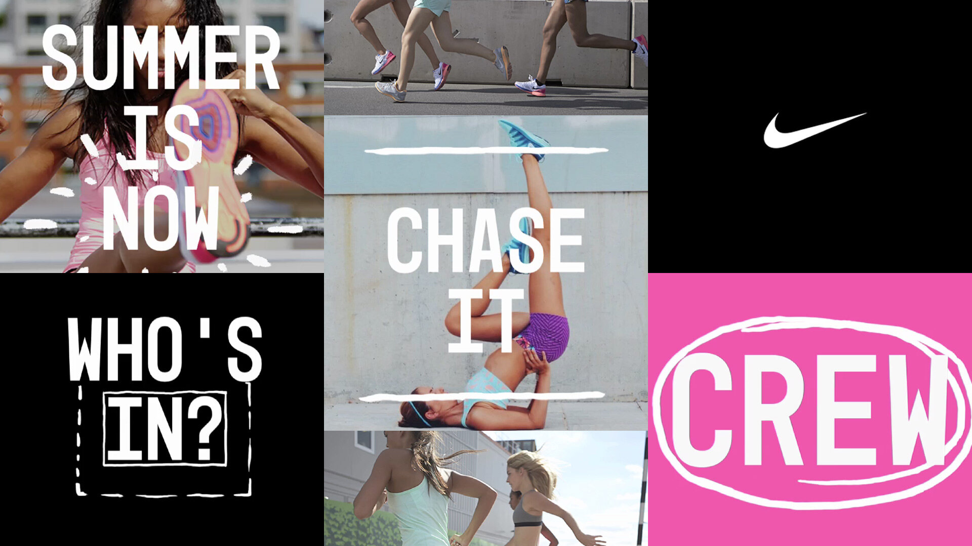 Our summer campaign for the LunarGlide 6 then targeted groups of women to create runs and design shoes together that were based on their holiday destinations, forming virtual ‘crews’ with each other and key influencers. 40 key holiday destinations h