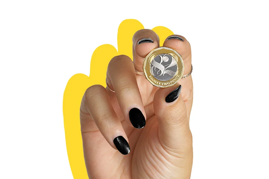  Our coins were shared across social on Equal Pay Day by cultural influencers and garnered press across mainstream and marketing press.  