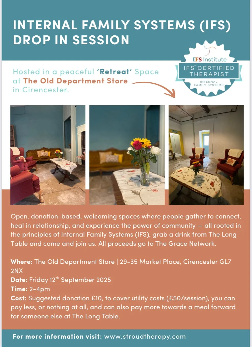 Gloucestershire IFS drop in Healing Circles - September - Clarity ☀️