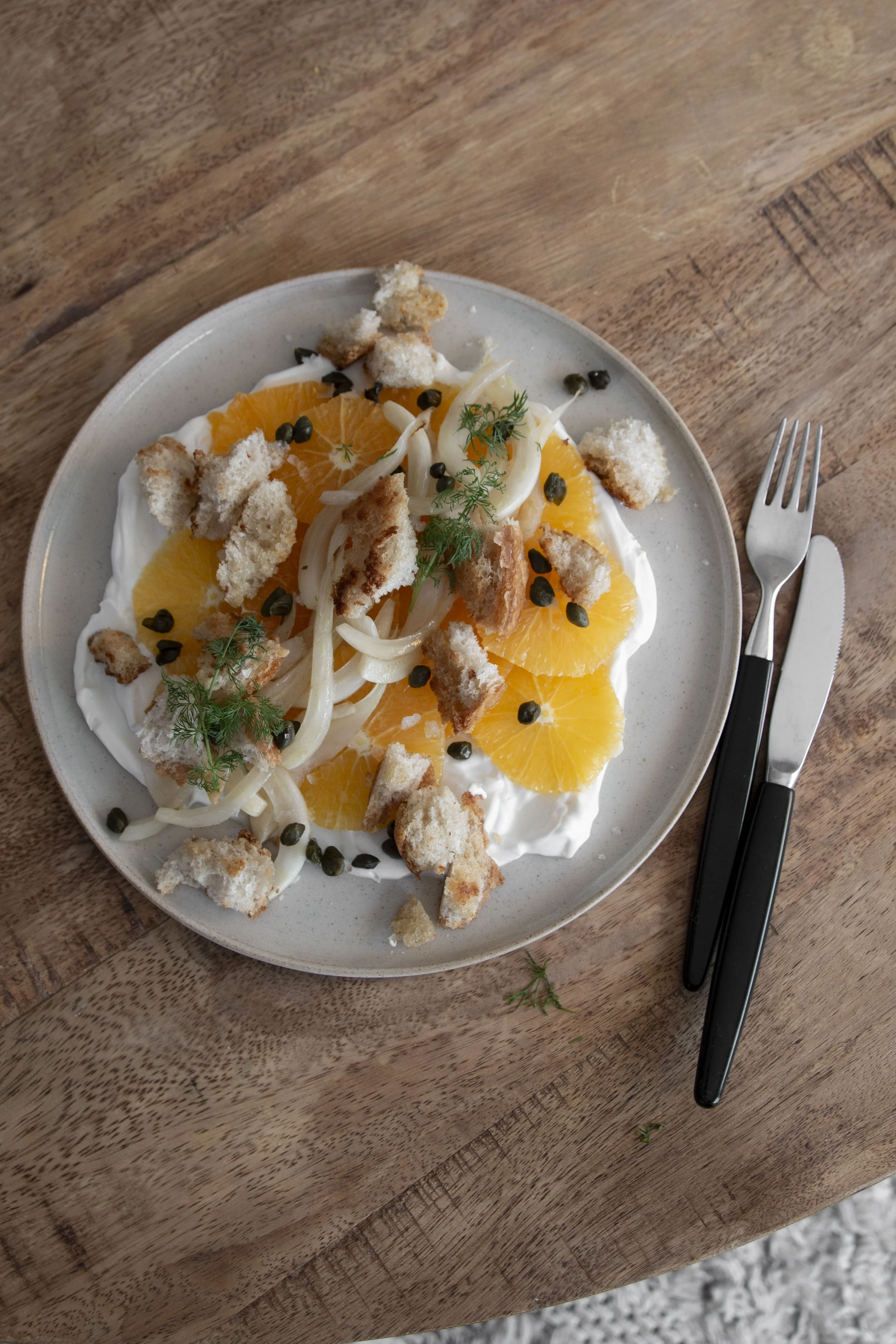 LUN APPELSIN OG FENNIKEL SALAT