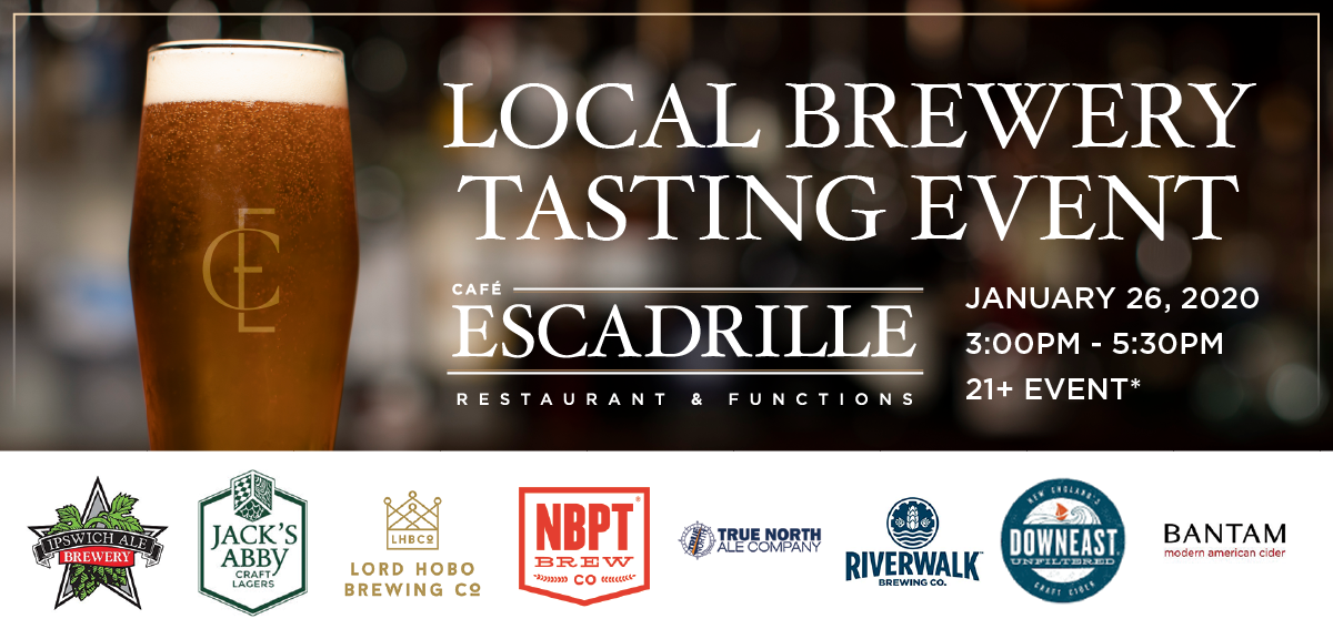 Local Brewery Tasting Event — Cafe Escadrille