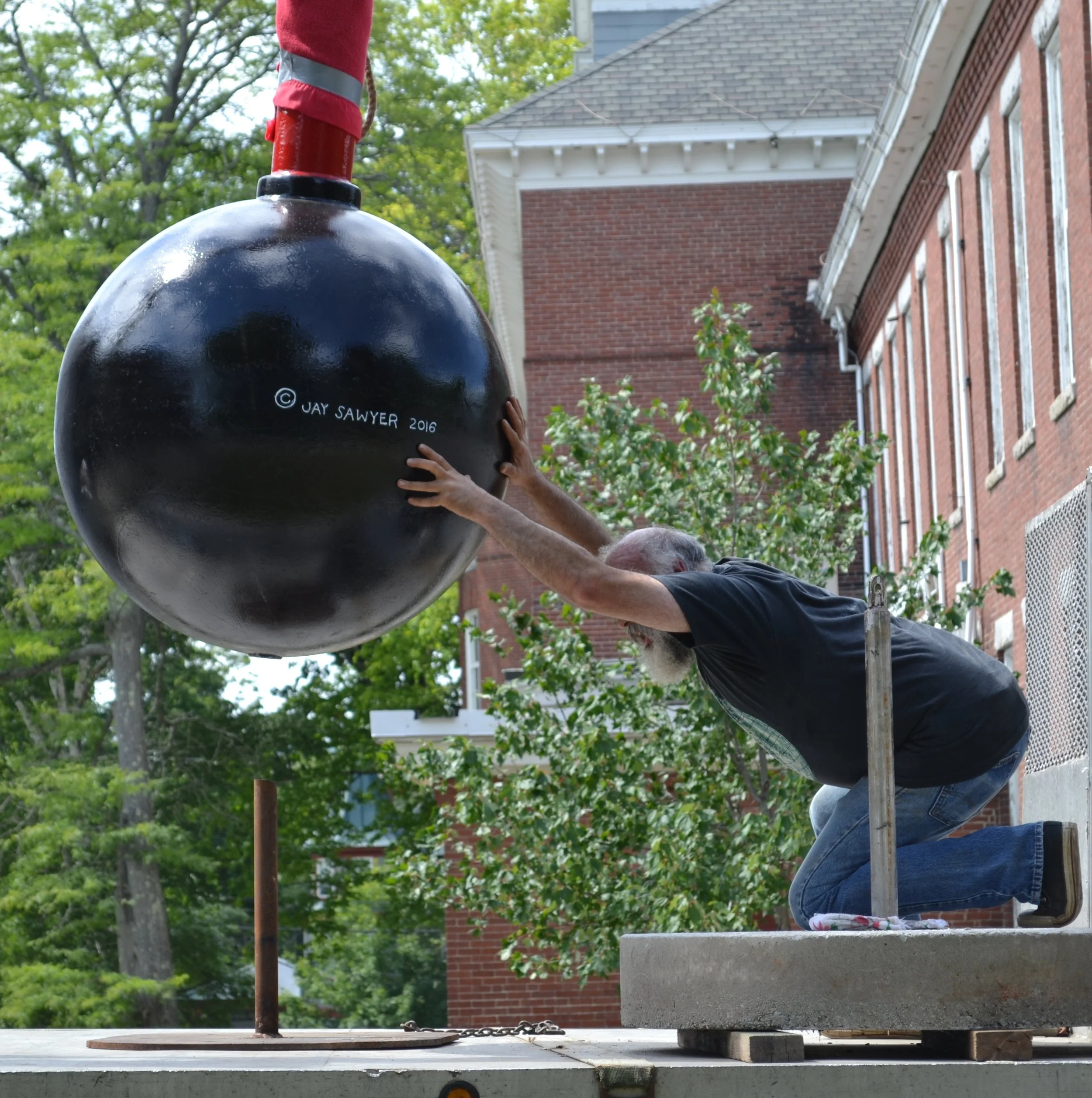 Humor, wordplay brought to life with scrap metal sculptures