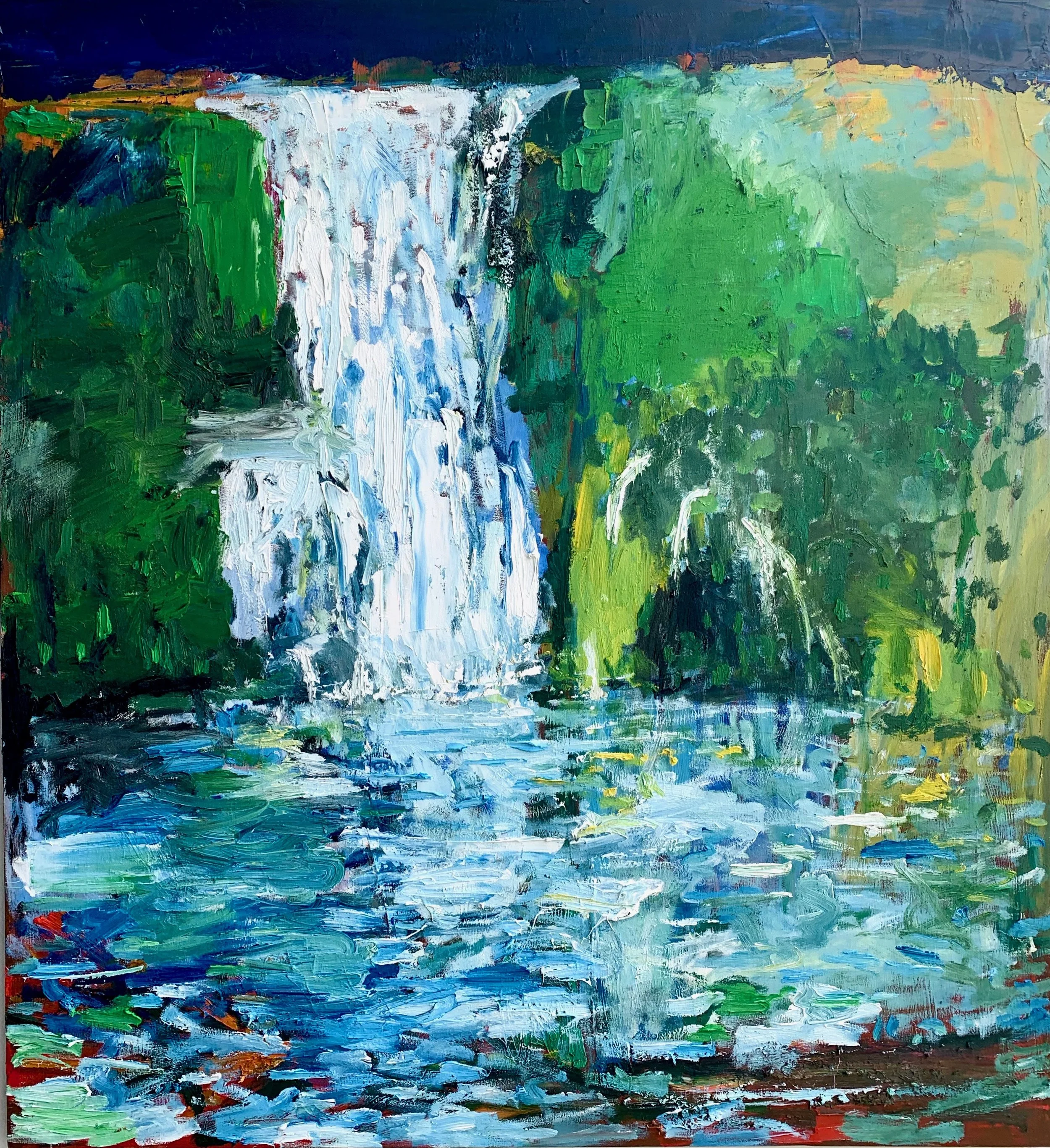 Rideau, 2019, Oil on Canvas, 60" x 55" (Copy)