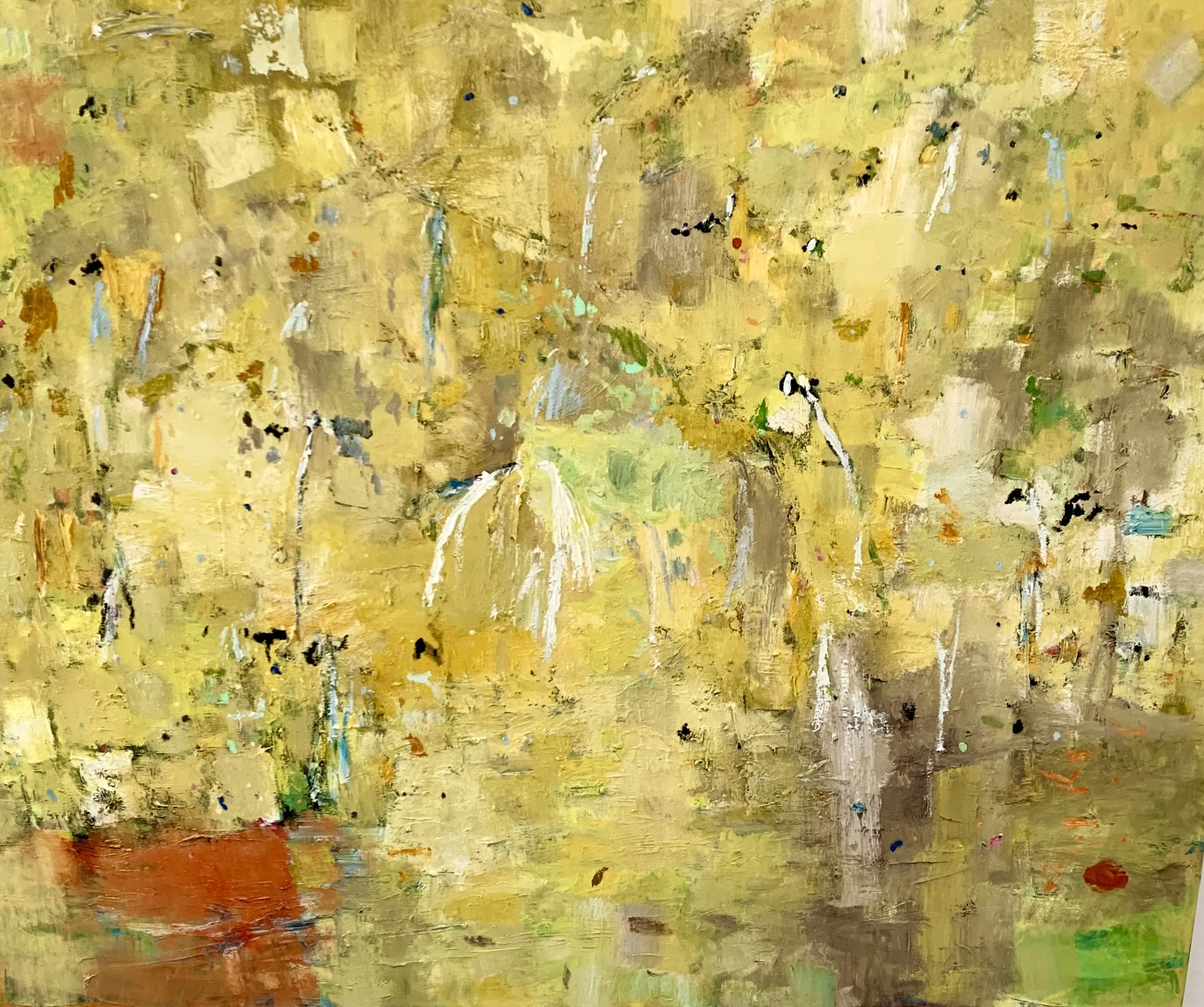The Golden Field 2023 Oil on canvas 96 x 120"