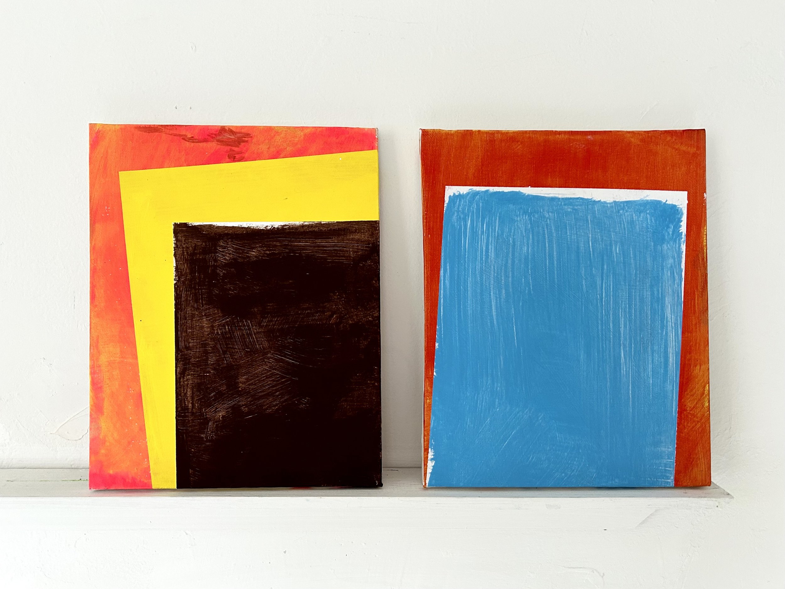 Time Echo/Time Tide, 10 x 8" each 