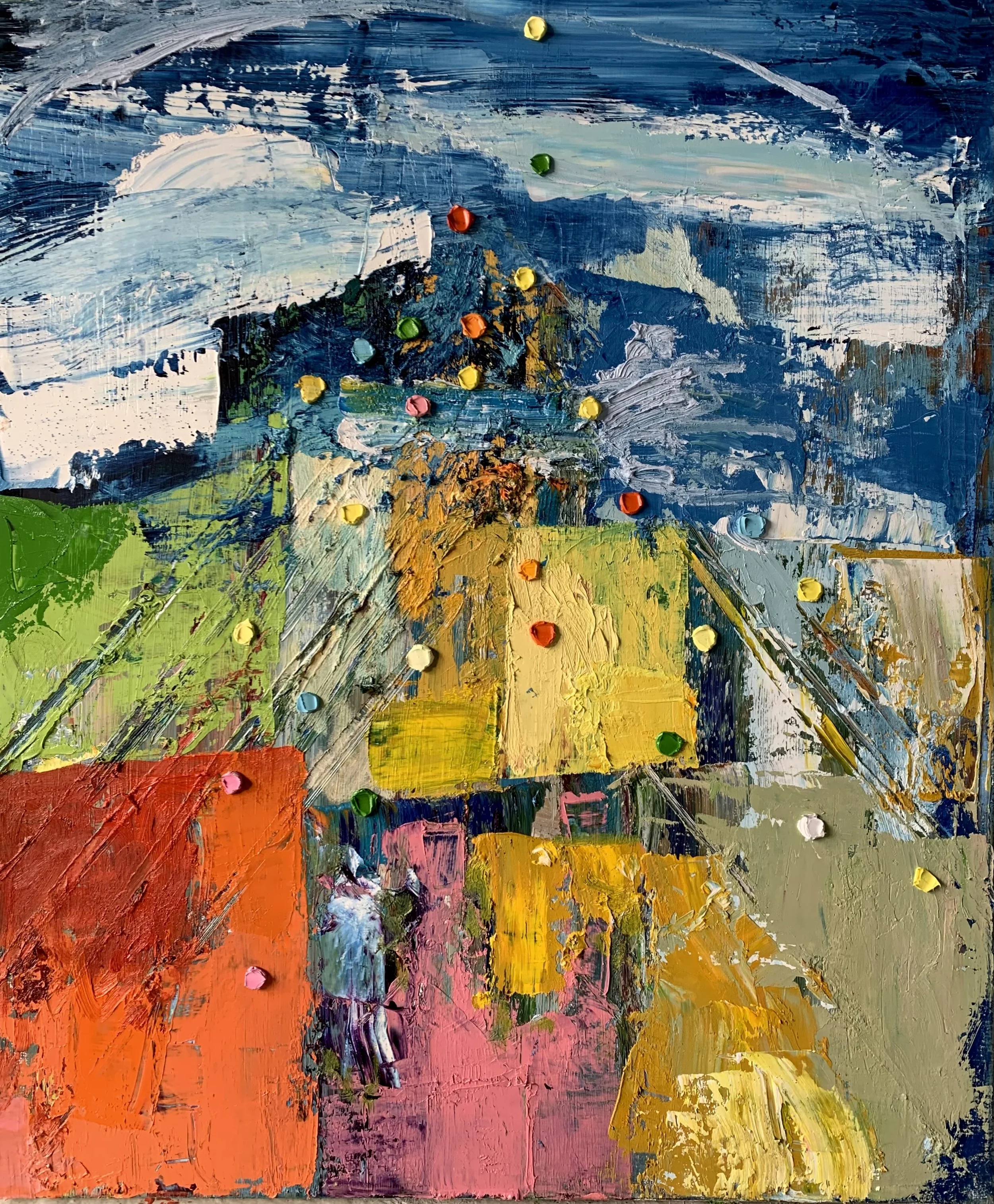 Time Prism 2025 Oil on canvas 36 x 30"