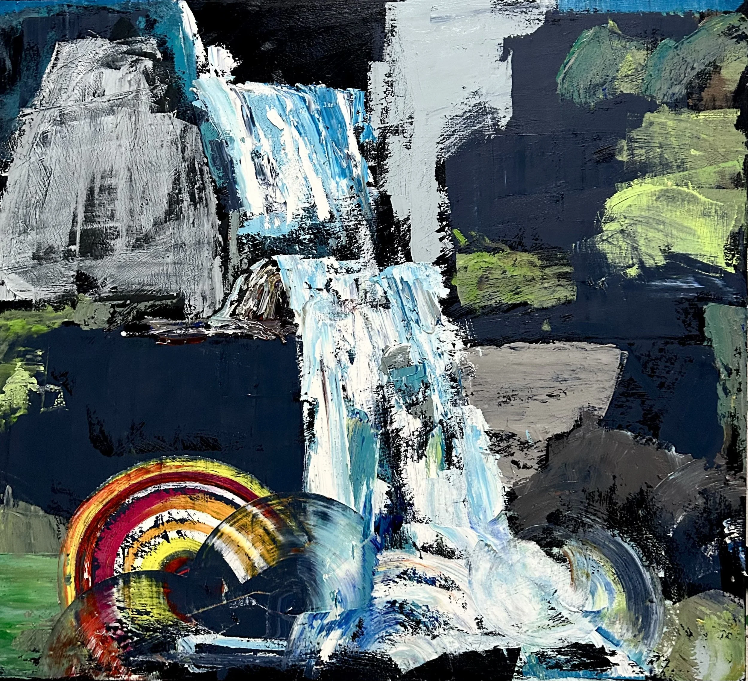 The Wheel 2026 Oil on canvas 40 x 44"