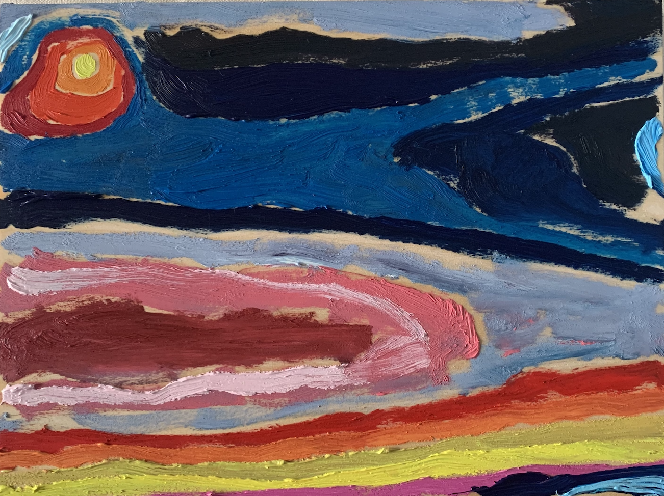 Time Door 2025 Oil on Birch Panel 9 x 12"