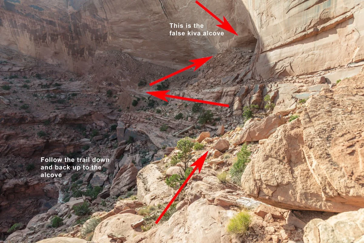 False Kiva — Photographers Trail Notes