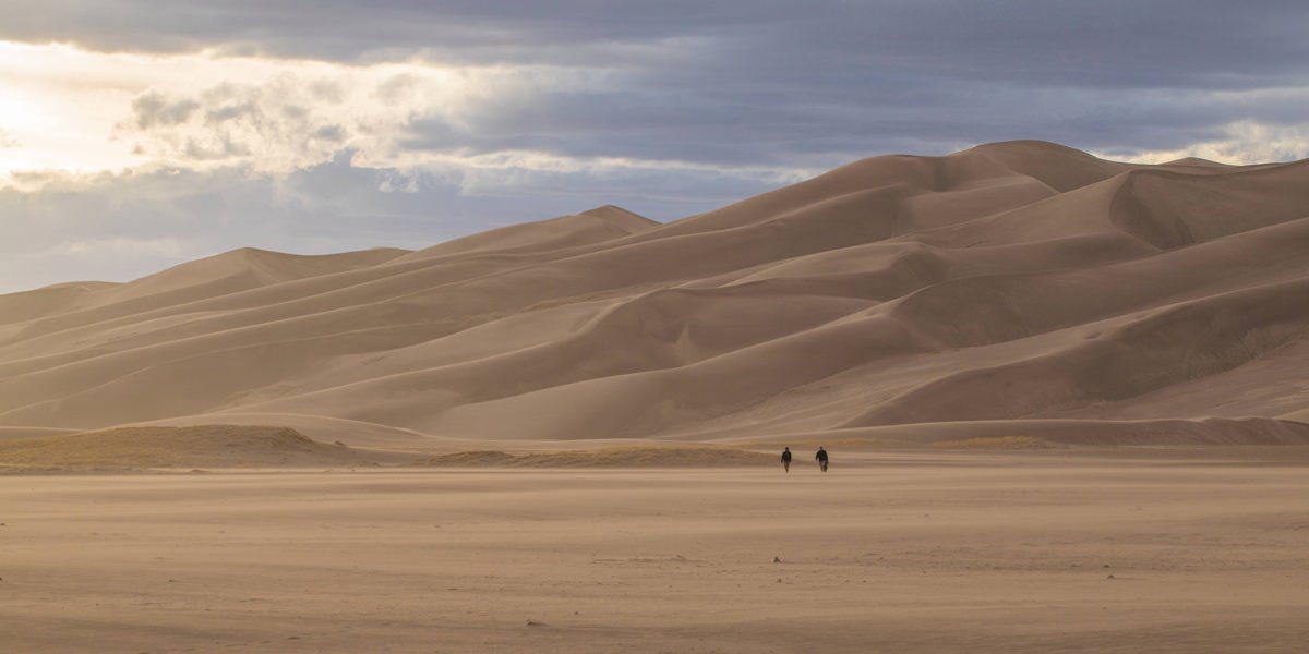 The Sand Dunes are huge