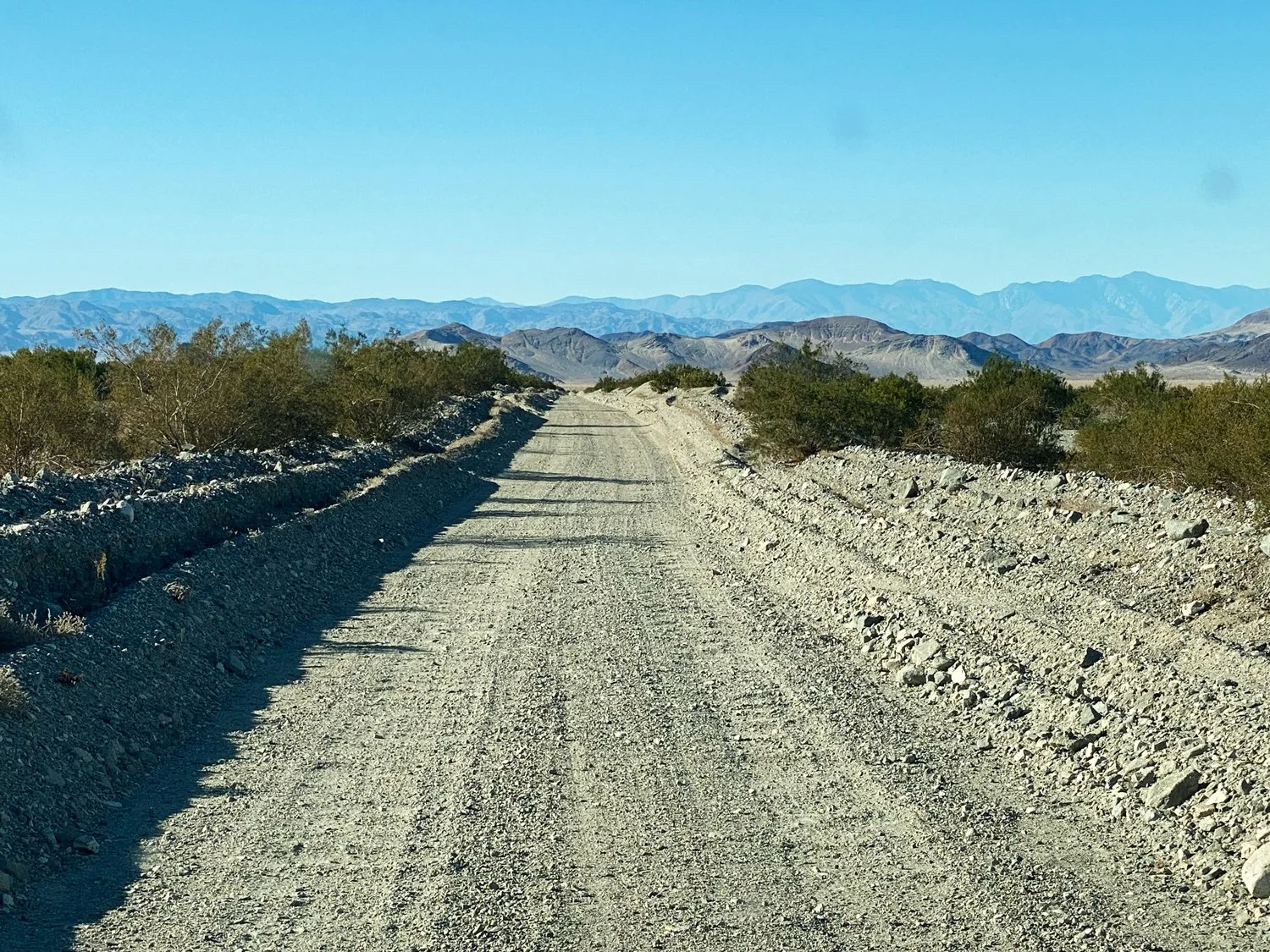 Gravel Road from highway