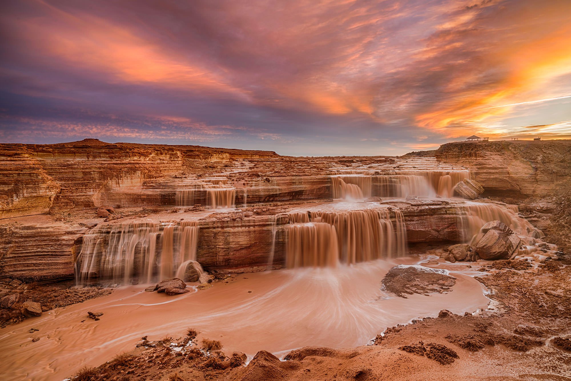 Photography guide for the Grand Falls, AZ Photographers Trail Notes