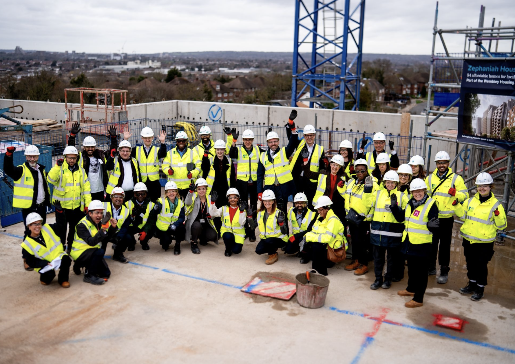 Zephaniah House Tops Out