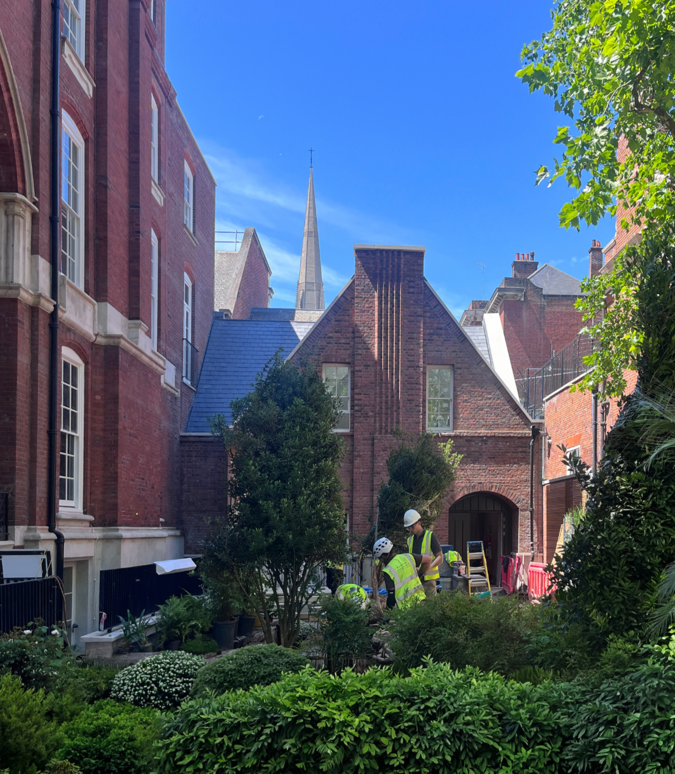 On site progress at One Palace Green 