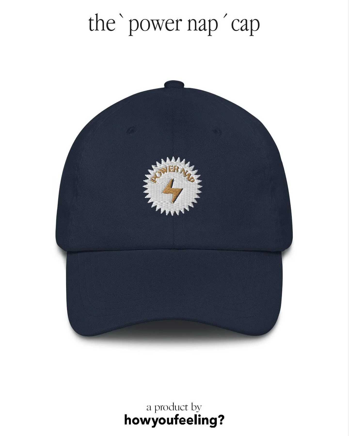 the `power nap&rsquo; cap

now available in store