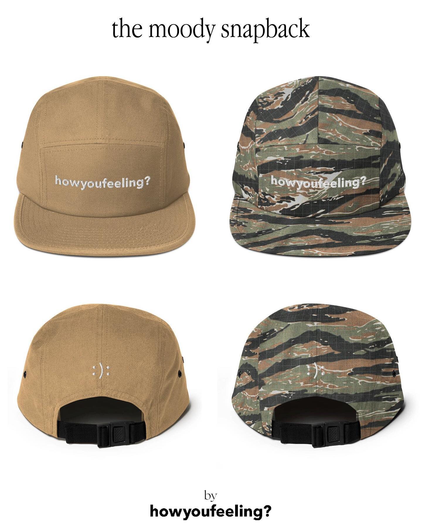 the moody snapback :):

now available in store