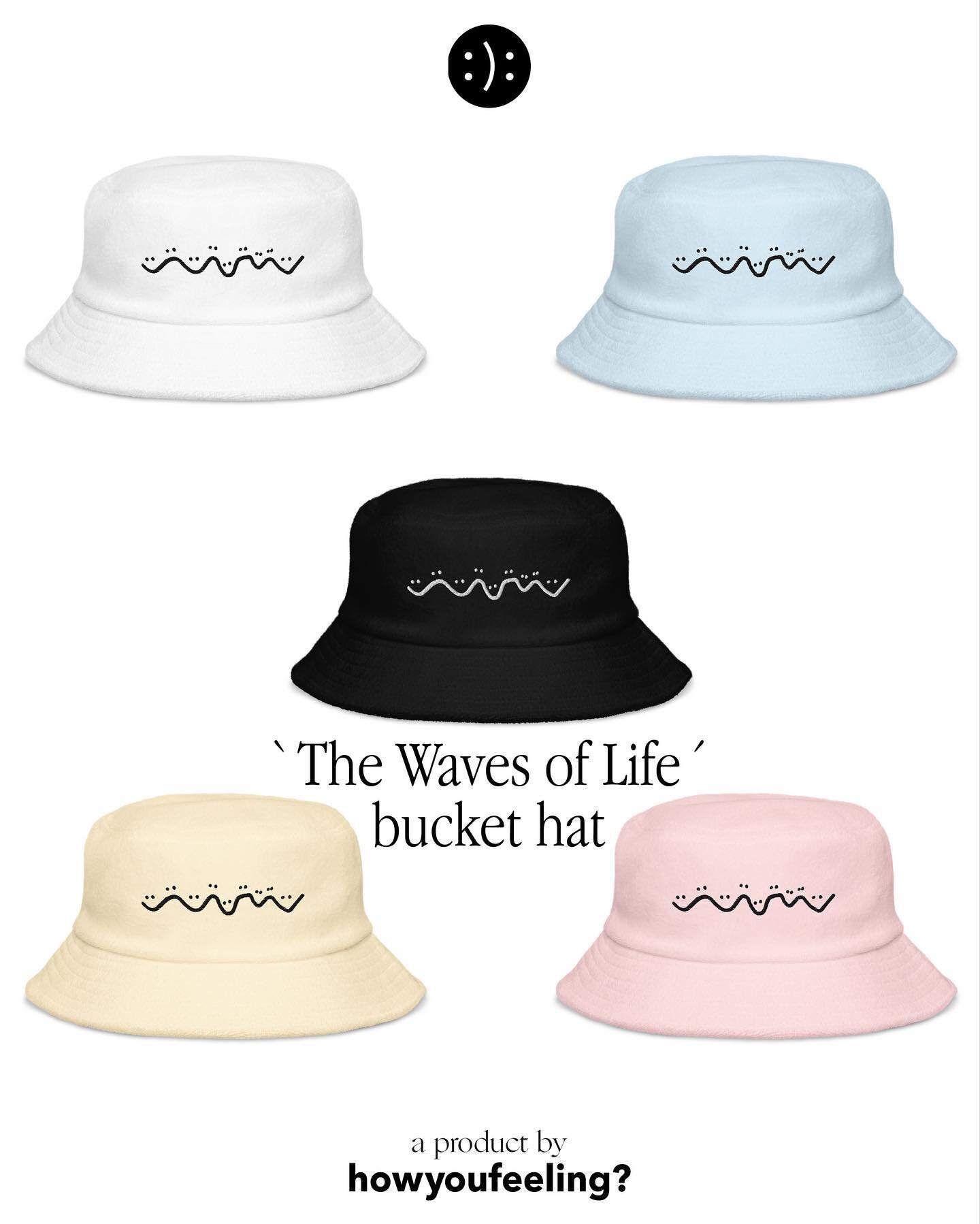 `The Waves of Life&rsquo; (TWOL) bucket hat

now available in store
