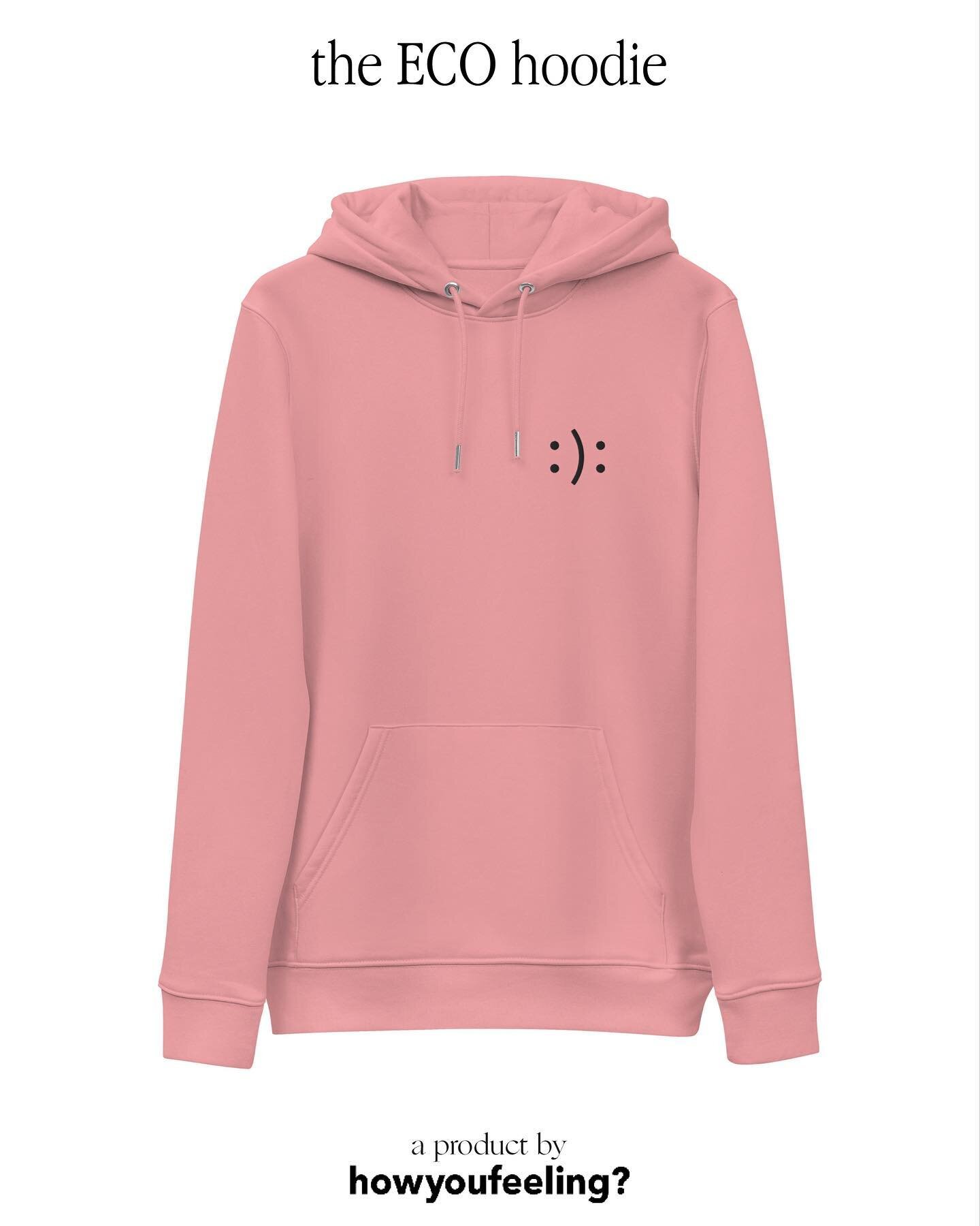 the ECO moody hoodie

now available in store