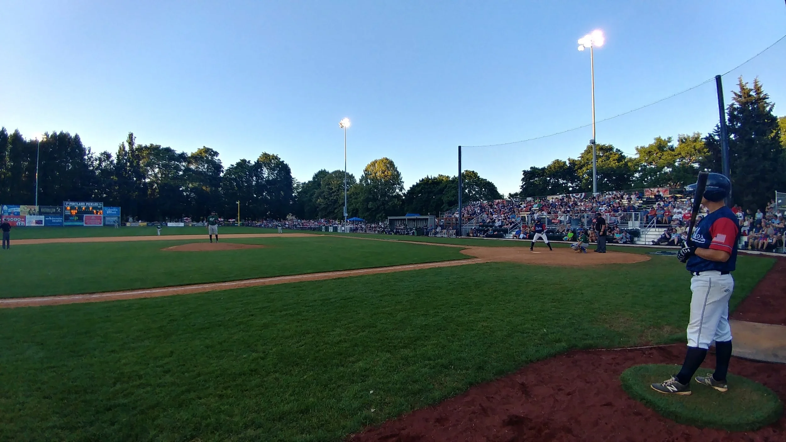 View from the Third Base Dugout den.