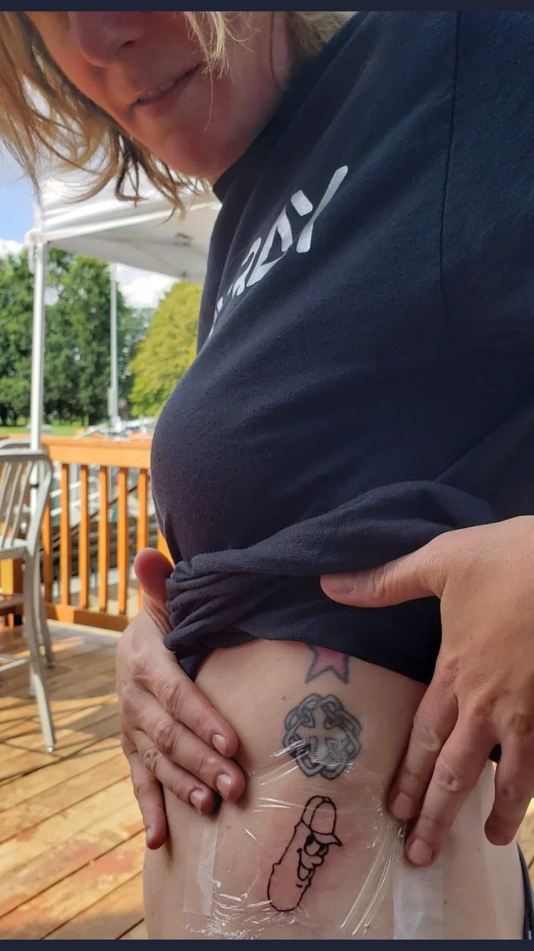 Portland Pickles Logo Tattoo