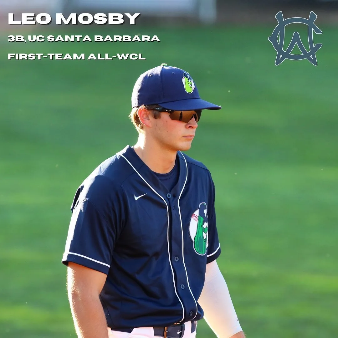 Congratulations to @lamoze for his First-Team All-WCL selection! Leo was a Pickles standout all summer and finished the season with a .369 batting average! #GetPickled