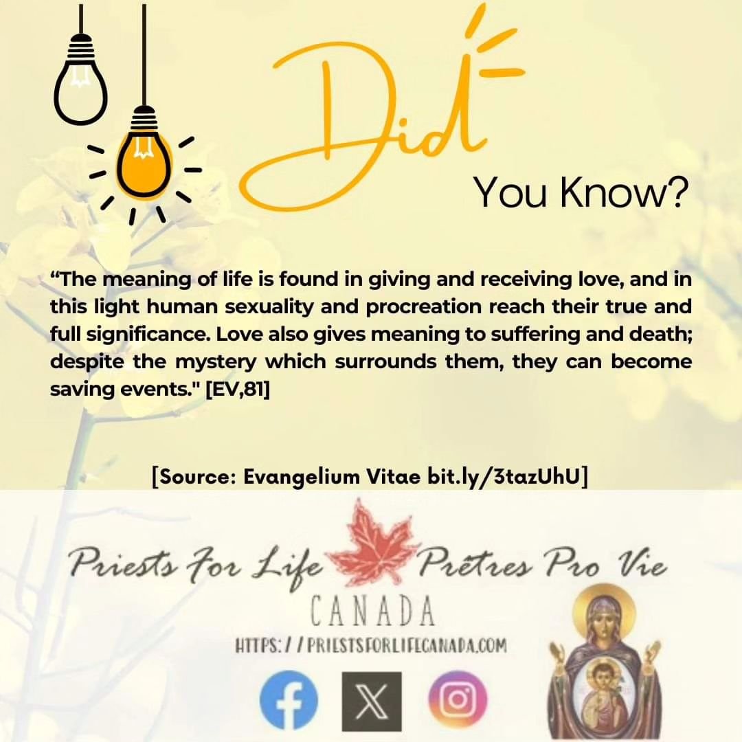 To learn more about Priests For Life Canada and their ministry visit priestsforlifecanada.com.