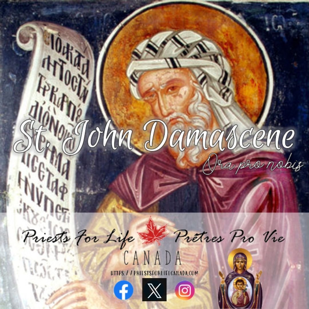 John was born in Damascus and spent most of his life in the Monastery of Saint Sabas near Jerusalem, where he was under rule of the Muslims. He is most well-known for his writings against the iconoclast, who were against the veneration of religious i