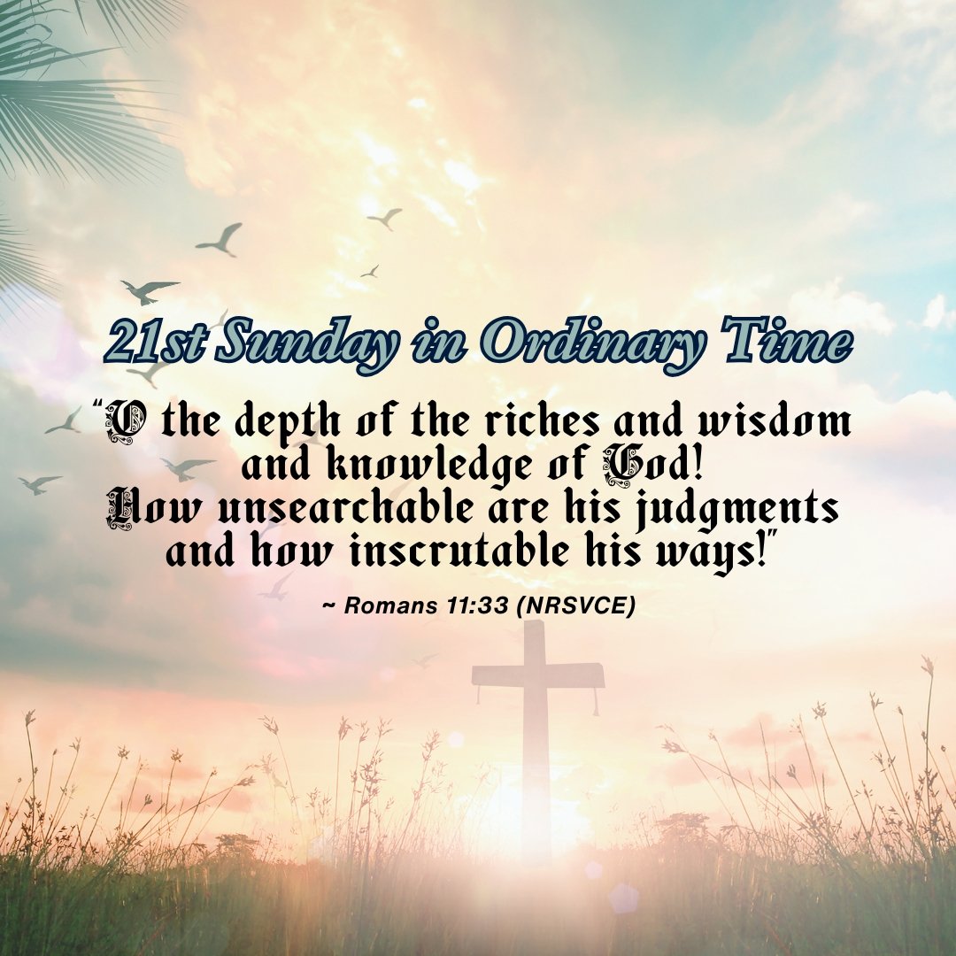 21st Sunday in Ordinary Time (August 23, 2026)