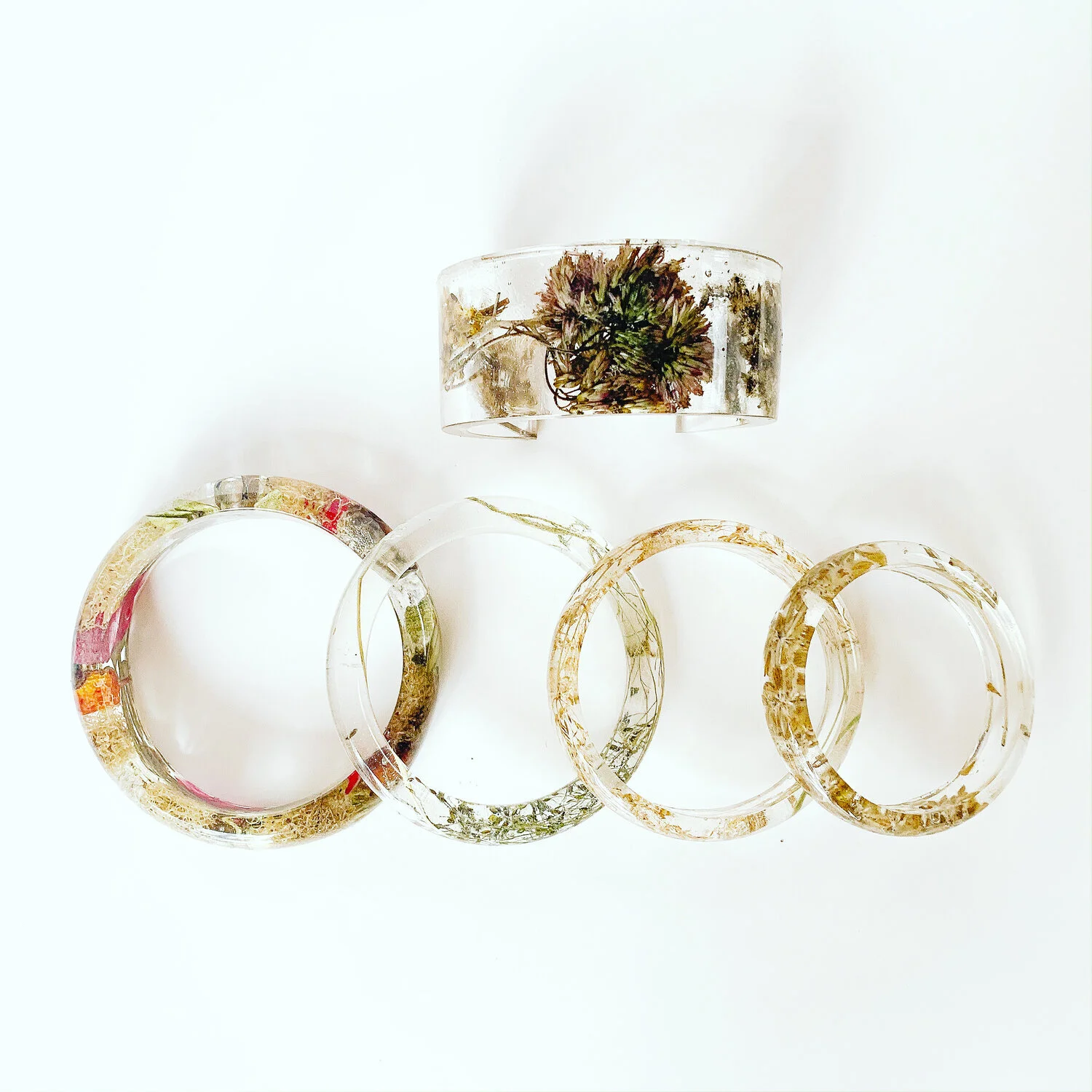 Botanical Resin Bracelets