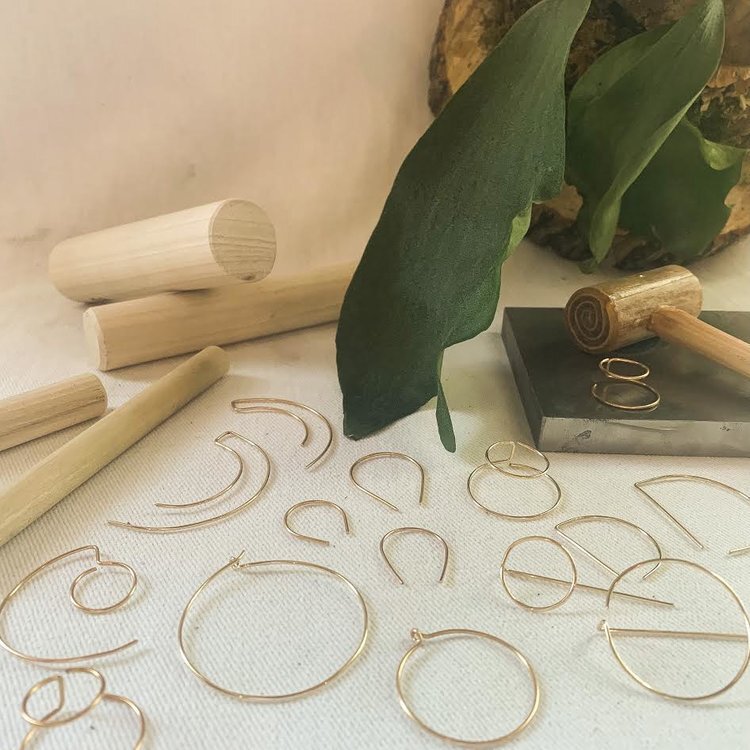Form Hoop Earrings  