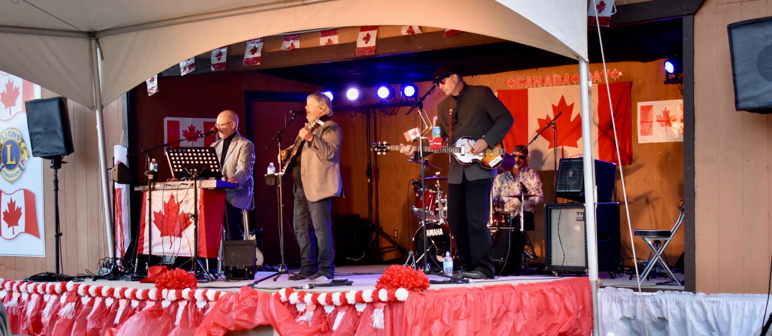 Backbeat performing at Sooke Lions Club Canada Day 2018