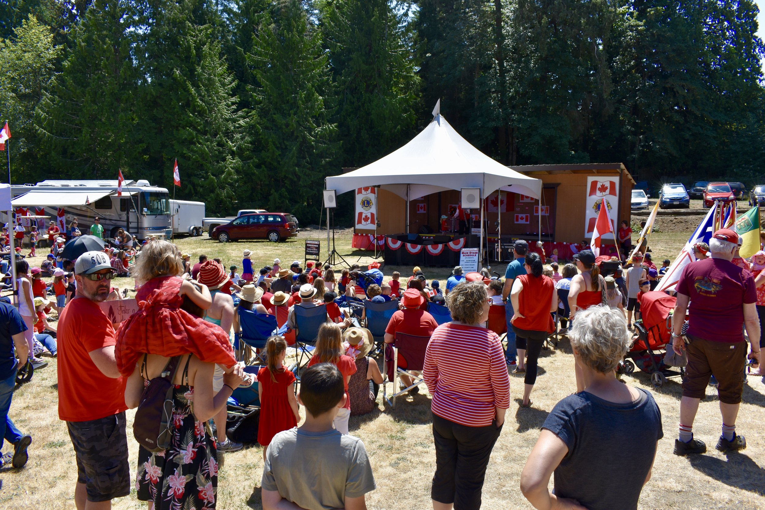 Donald Dunphy Professional Magic Entertainment performing at Sooke Lions Club Canada Day 2019