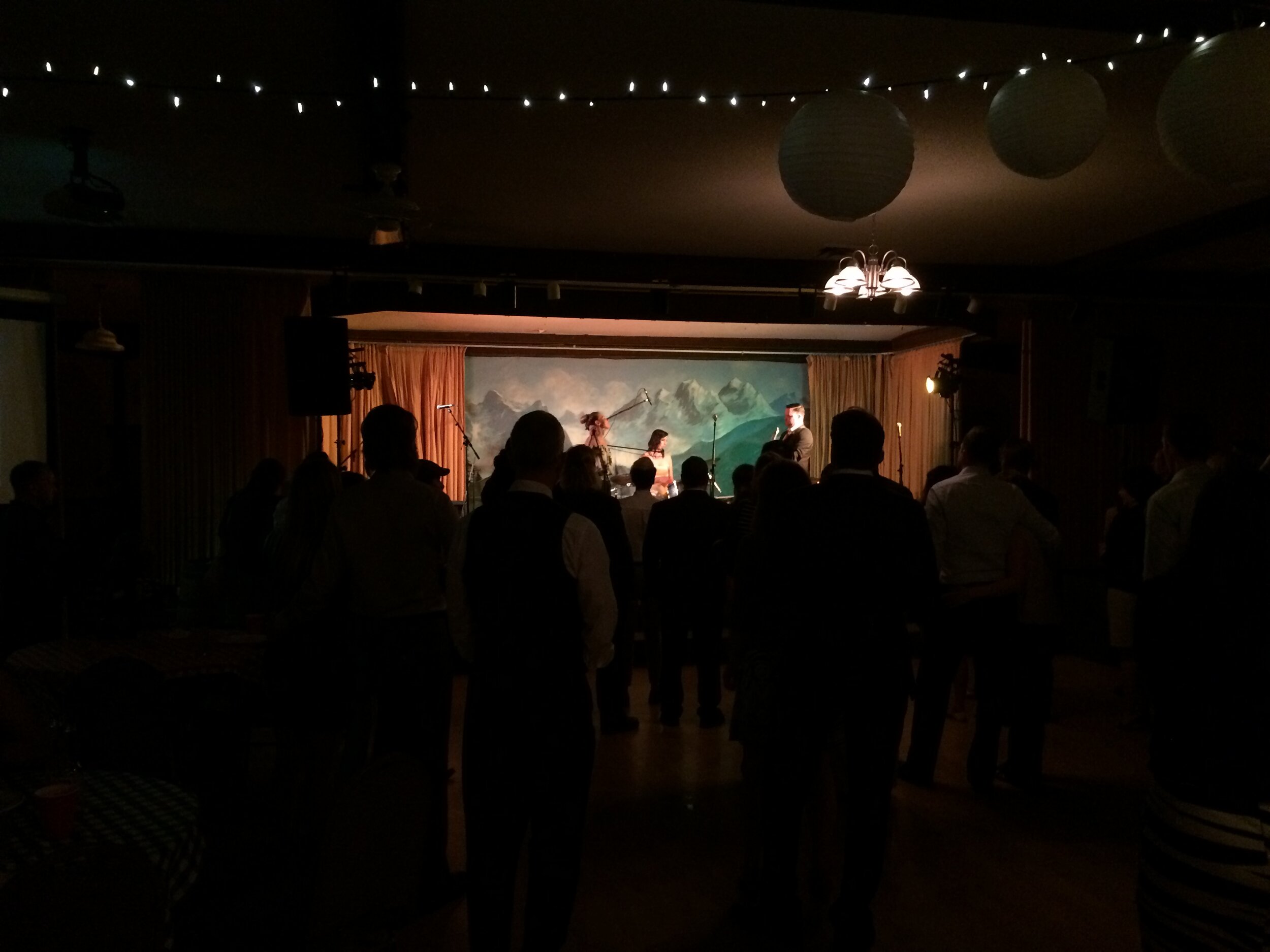 Bride and Groom headlining their own wedding reception concert, bringing the house down. 2015