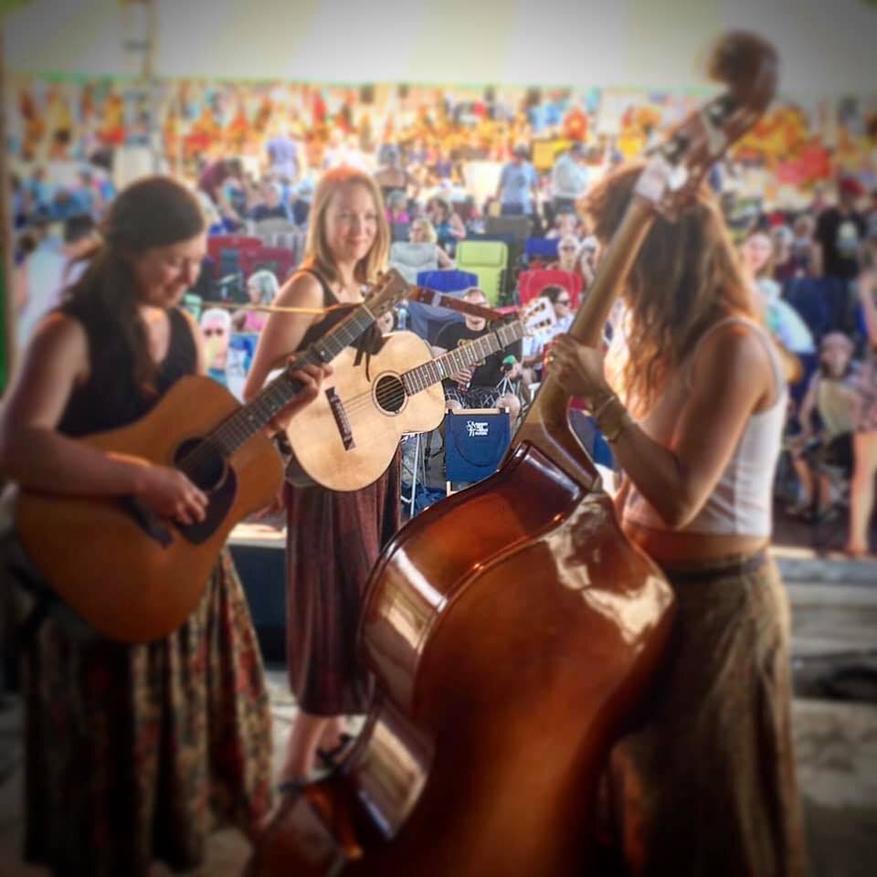 Omie Wise performing at the 2019 Cowichan Valley Bluegrass Festival