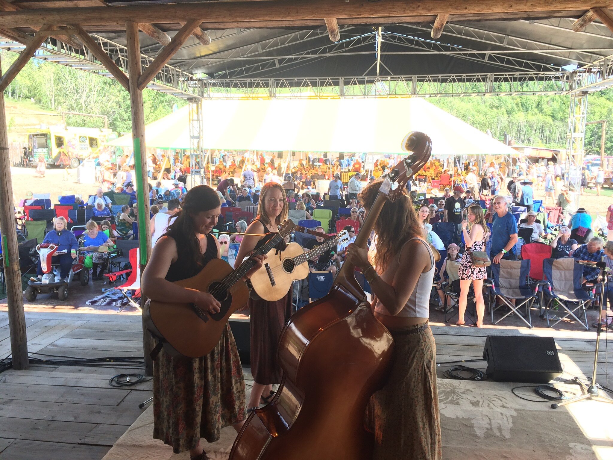 Omie Wise performing at the 2019 Cowichan Valley Bluegrass Festival