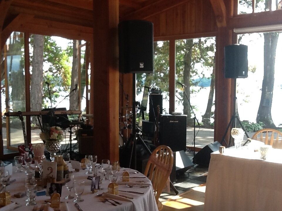 Private Wedding with live band Hummer on Thetis Island 2014