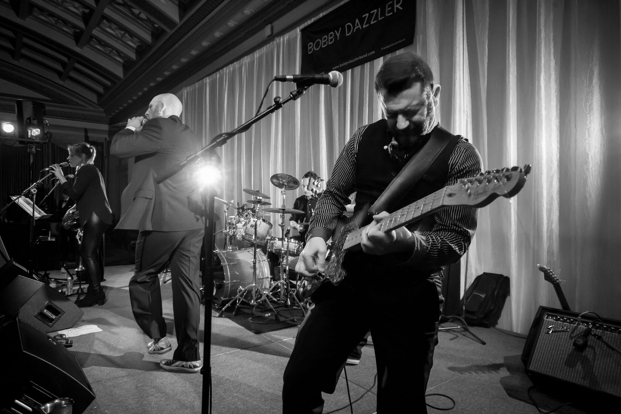 Bobby Dazzler performing at the Crystal Ballroom, Fairmont Empress Victoria 2017