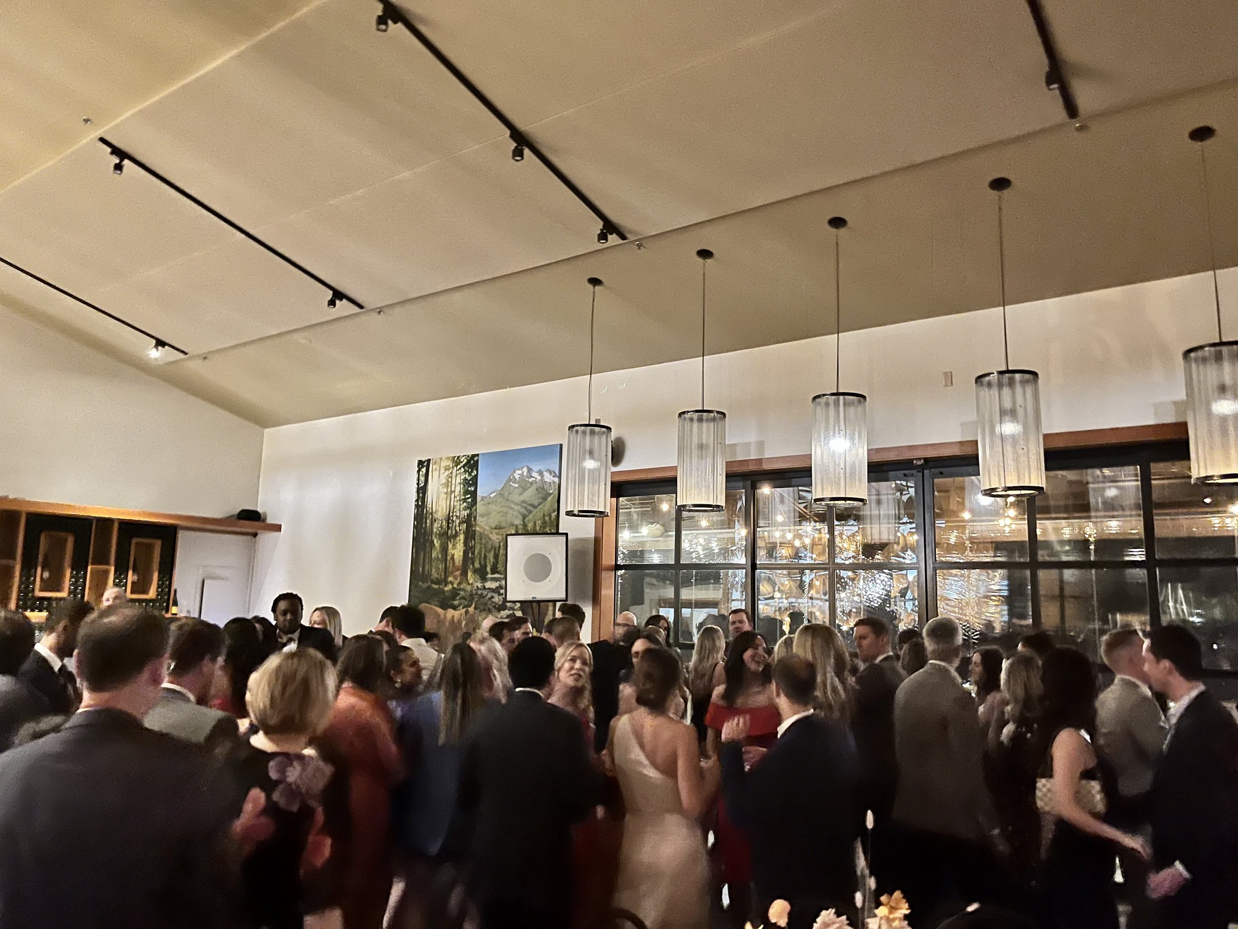 Packed Wedding Dancefloor at Church & State Winery, DJ Icy Touch on the decks, 2022