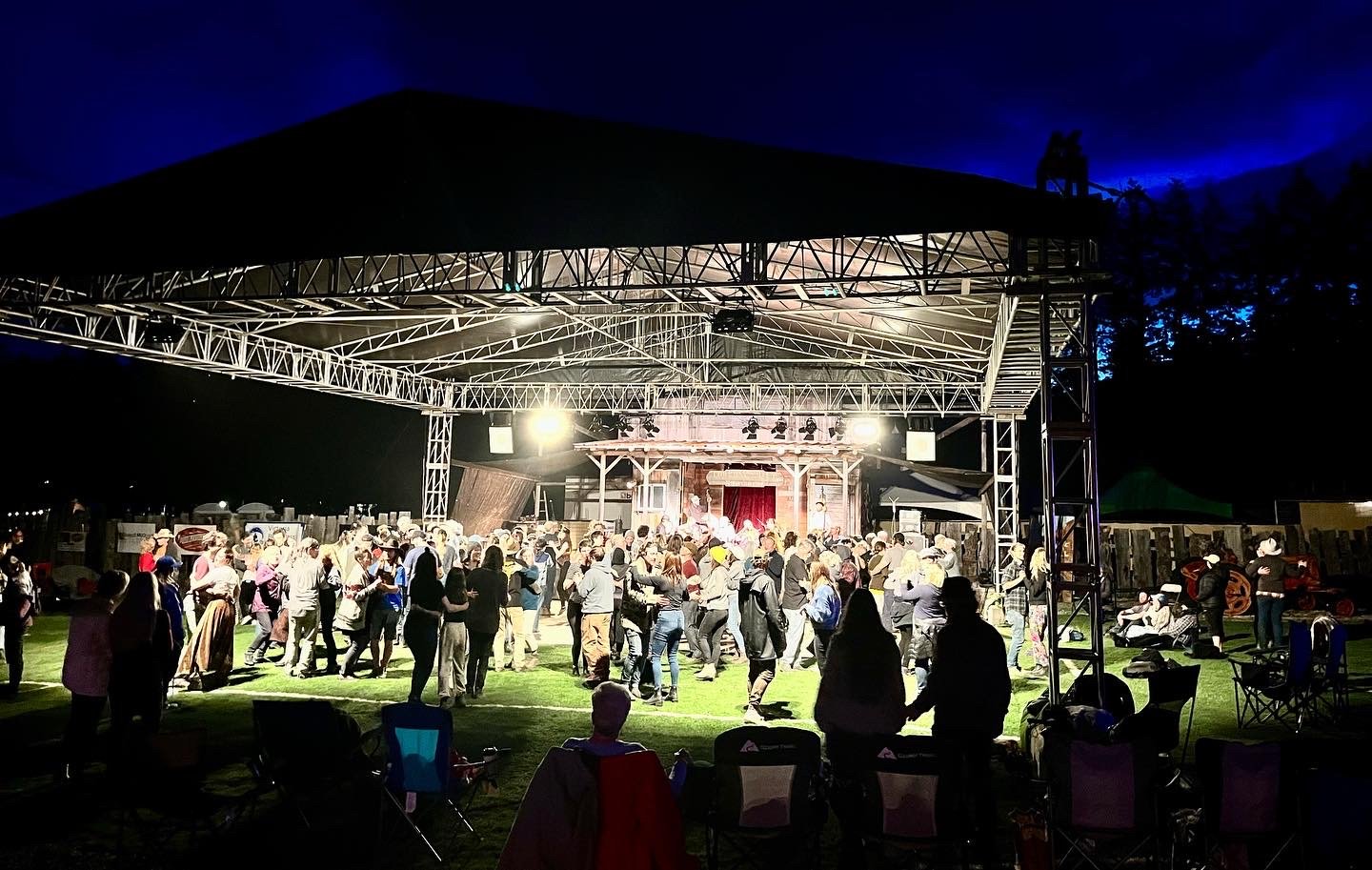 Saturday Night Square Dance at Cowichan Valley Bluegrass Festival, Laketown Ranch Lake Cowichan 2022