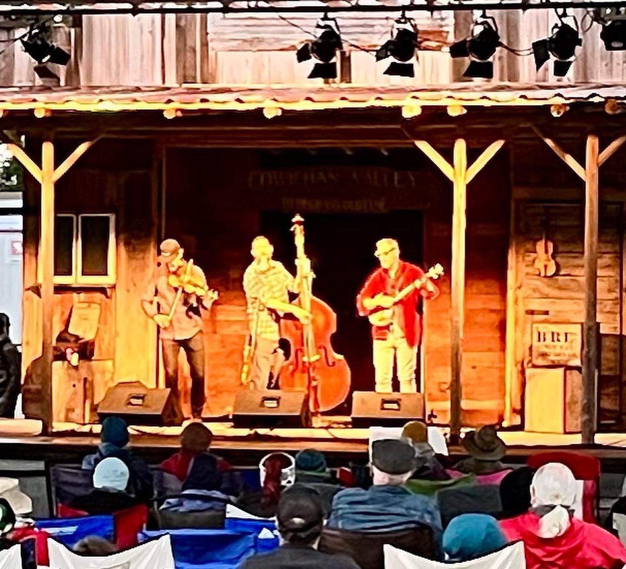 Lonesome Ace String Band performing live at Cowichan Valley Bluegrass Festival, Laketown Ranch Lake Cowichan 2022