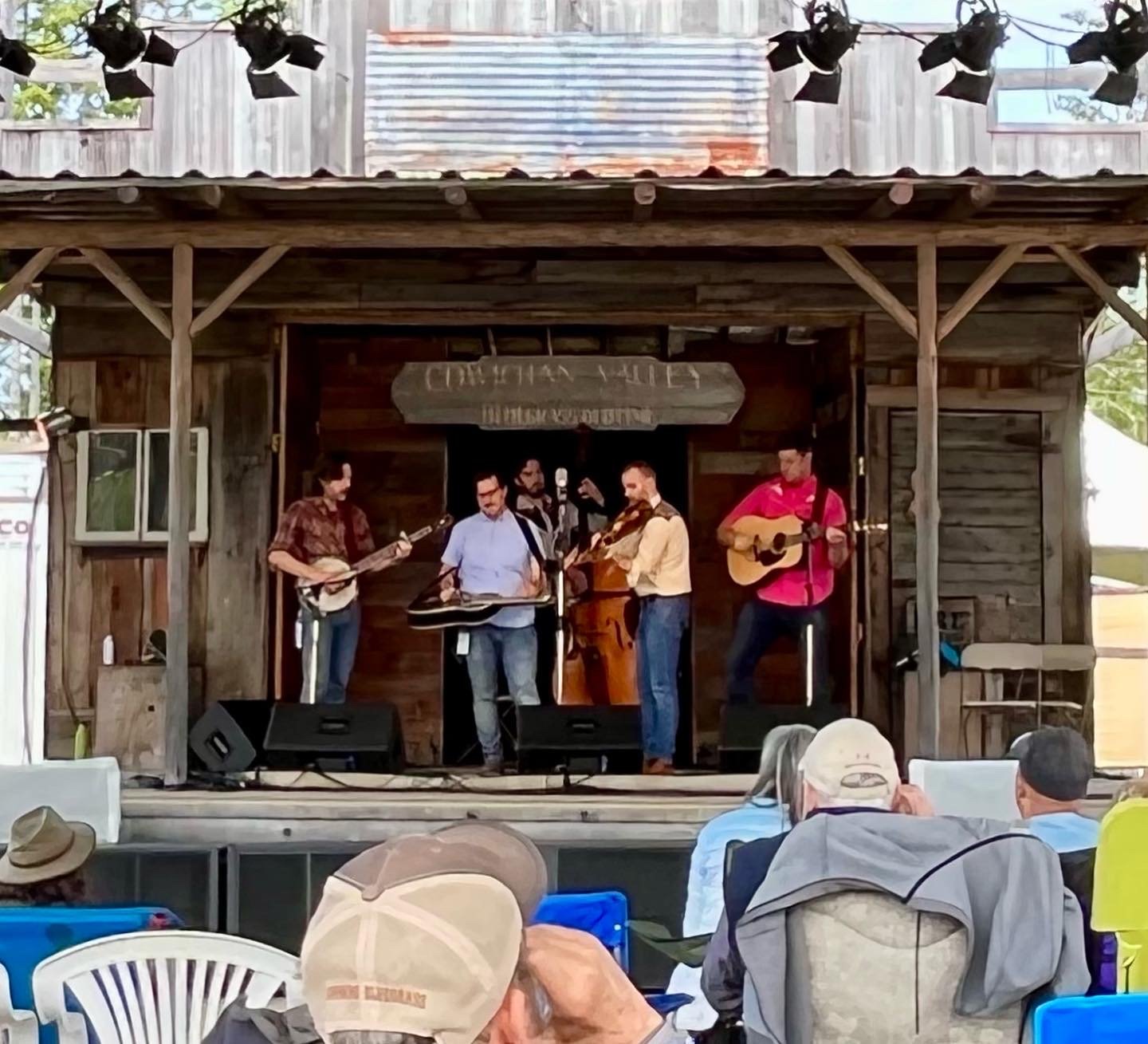 Barrel Boys performing live at Cowichan Valley Bluegrass Festival, Laketown Ranch Lake Cowichan 2022